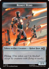 Robot Hero // Villain Double-Sided Token [Marvel Super Heroes Commander Tokens] | Jack's On Queen