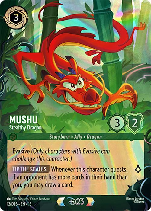 Mushu - Stealthy Dragon (12) [D23 Promos] | Jack's On Queen