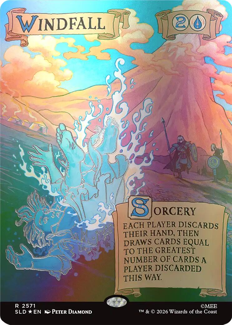 Windfall (2571) (Out Of Sight Foil) [Secret Lair Drop Series] | Jack's On Queen