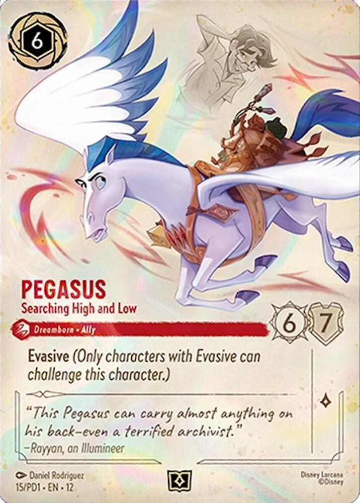 Pegasus - Searching High and Low (15) [Disney Lorcana Promo Cards] | Jack's On Queen