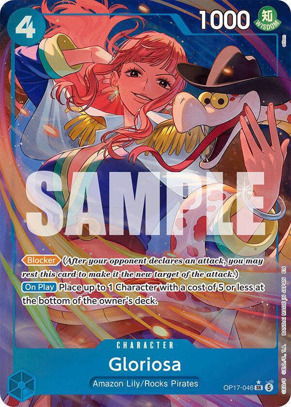 Gloriosa (Alternate Art) (OP17-046) [The World's Strongest Warriors] | Jack's On Queen