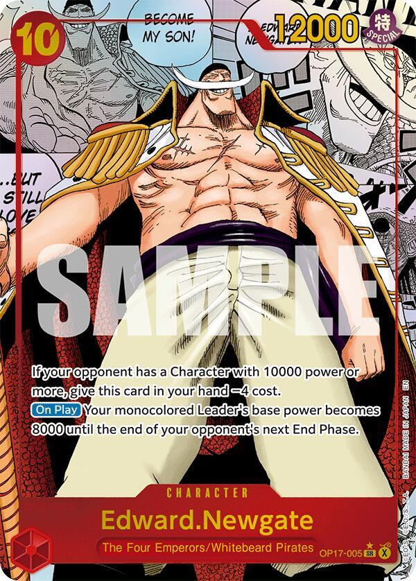 Edward.Newgate (005) (Manga) (OP17-005) [The World's Strongest Warriors] | Jack's On Queen