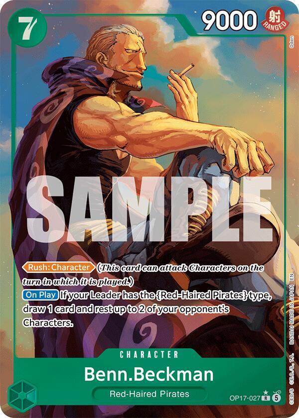 Benn.Beckman (Alternate Art) (OP17-027) [The World's Strongest Warriors] | Jack's On Queen