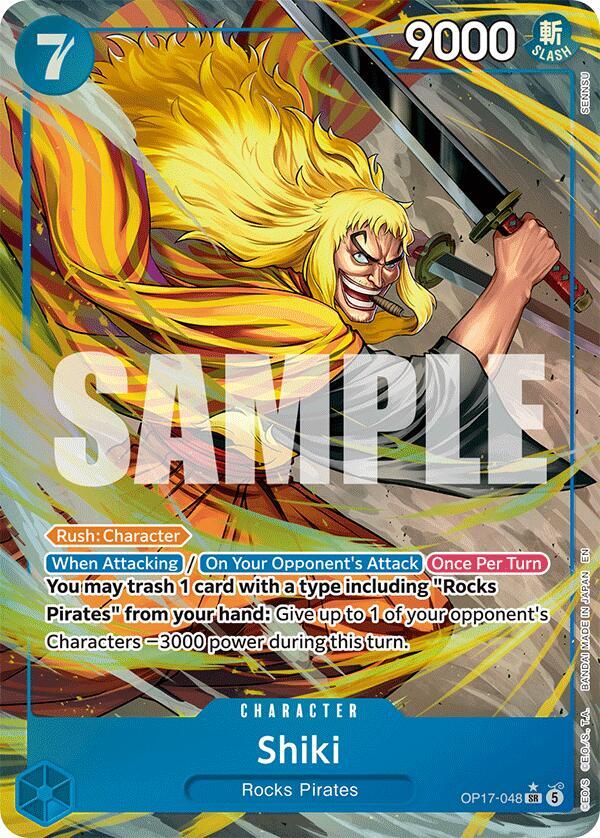 Shiki (048) (Alternate Art) (OP17-048) [The World's Strongest Warriors] | Jack's On Queen