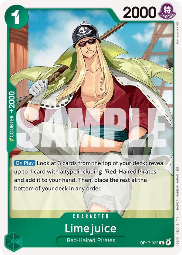 Limejuice (OP17-032) [The World's Strongest Warriors] | Jack's On Queen