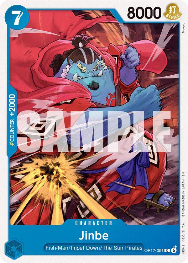 Jinbe (051) (OP17-051) [The World's Strongest Warriors] | Jack's On Queen