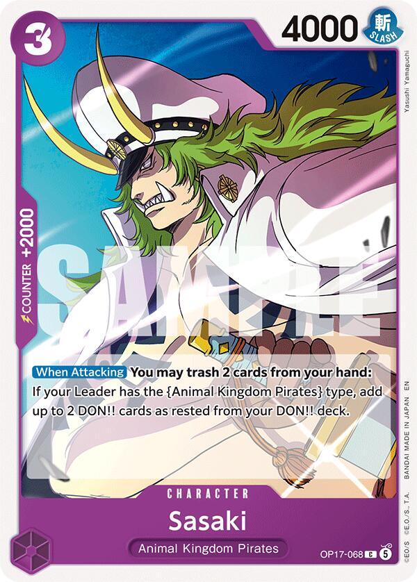 Sasaki (OP17-068) [The World's Strongest Warriors] | Jack's On Queen