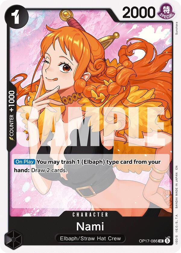 Nami (086) (OP17-086) [The World's Strongest Warriors] | Jack's On Queen