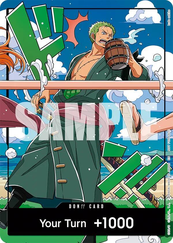 DON!! Card (World United) (Zoro) [One Piece Promotion Cards] | Jack's On Queen