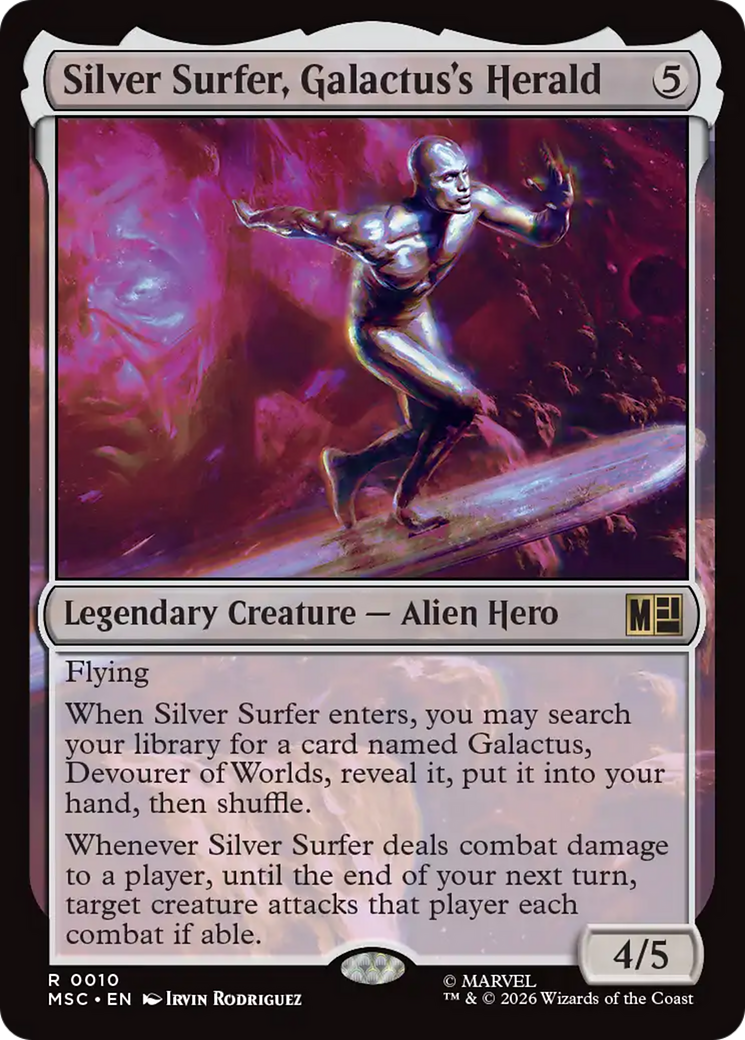 Silver Surfer, Galactus's Herald [Marvel Super Heroes Commander] | Jack's On Queen