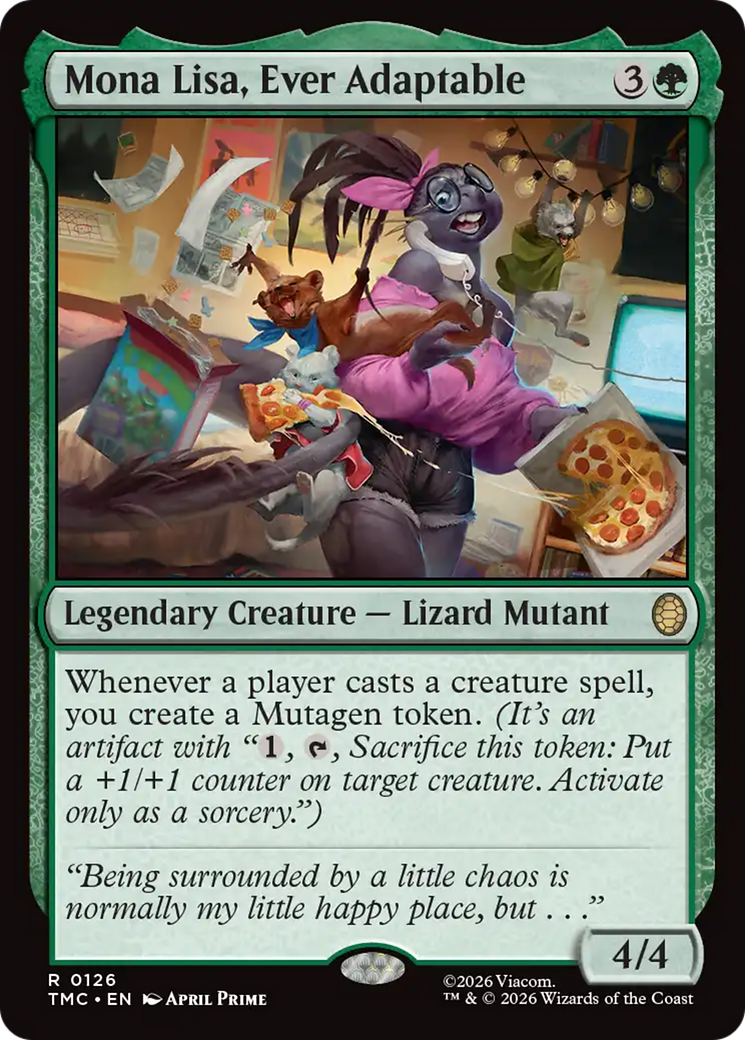 Mona Lisa, Ever Adaptable [Teenage Mutant Ninja Turtles Commander] | Jack's On Queen