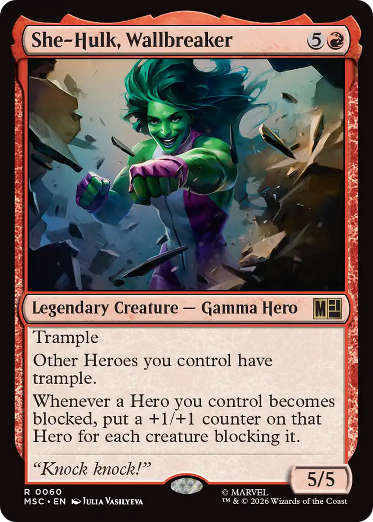She-Hulk, Wallbreaker [Marvel Super Heroes Commander] | Jack's On Queen