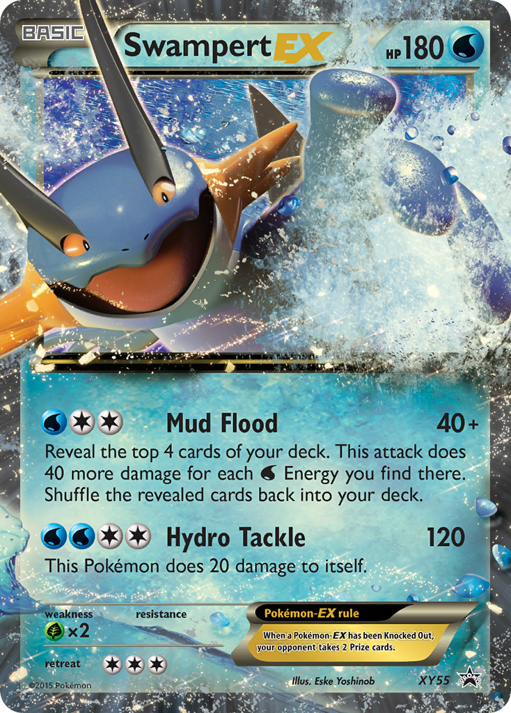 Swampert EX (XY55) [XY: Black Star Promos] | Jack's On Queen