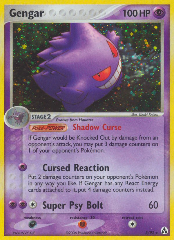 Gengar (5/92) [EX: Legend Maker] | Jack's On Queen