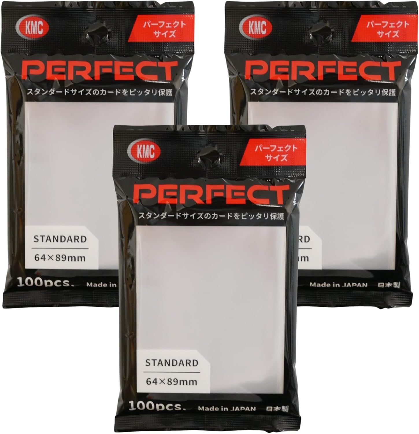 KMC PERFECT FIT SLEEVES 100CT (Black Package) | Jack's On Queen
