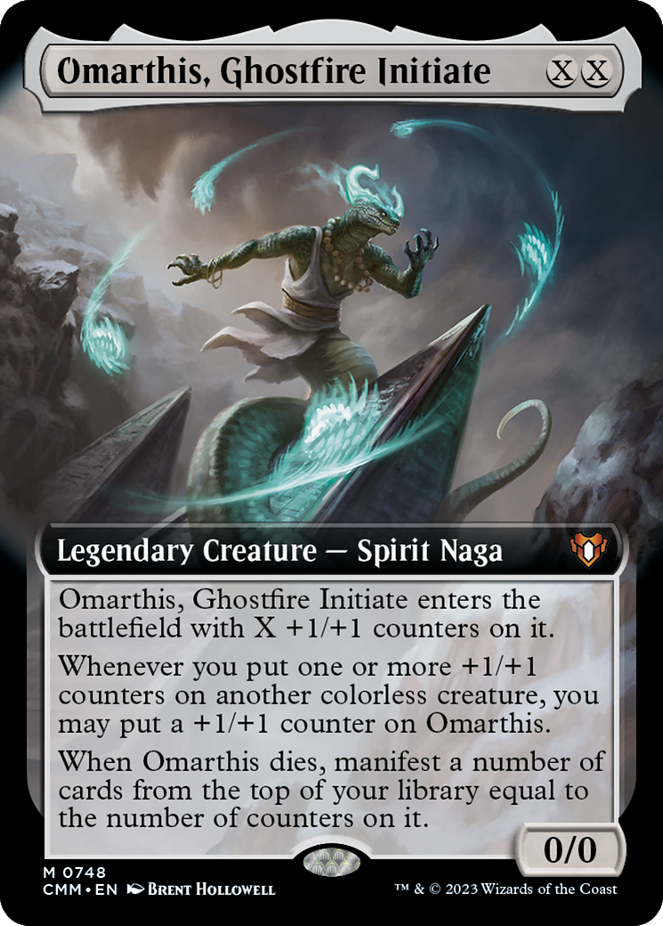 Omarthis, Ghostfire Initiate (Extended Art) [Commander Masters] | Jack's On Queen