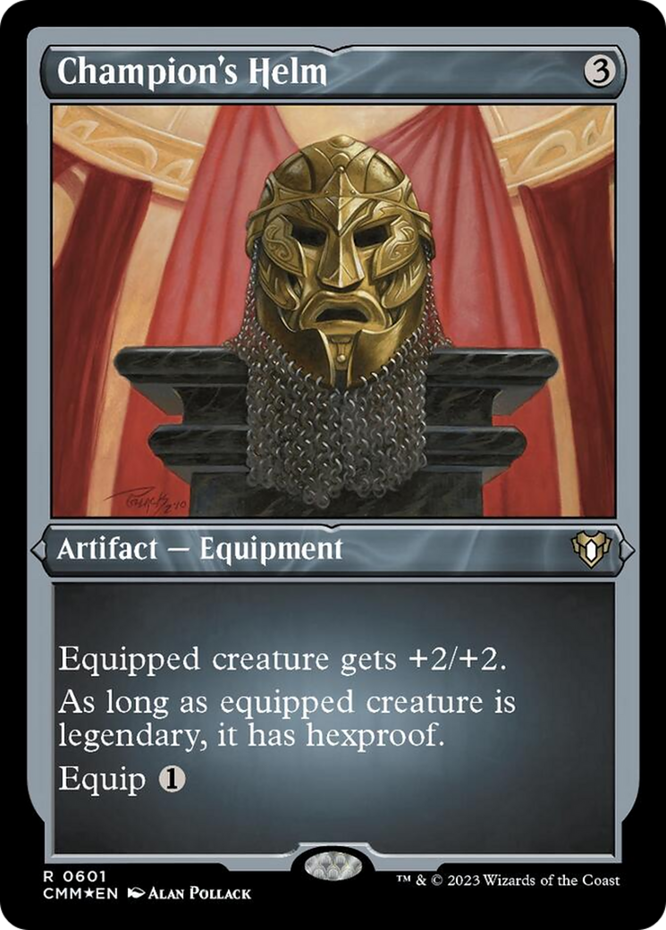 Champion's Helm (Foil Etched) [Commander Masters] | Jack's On Queen