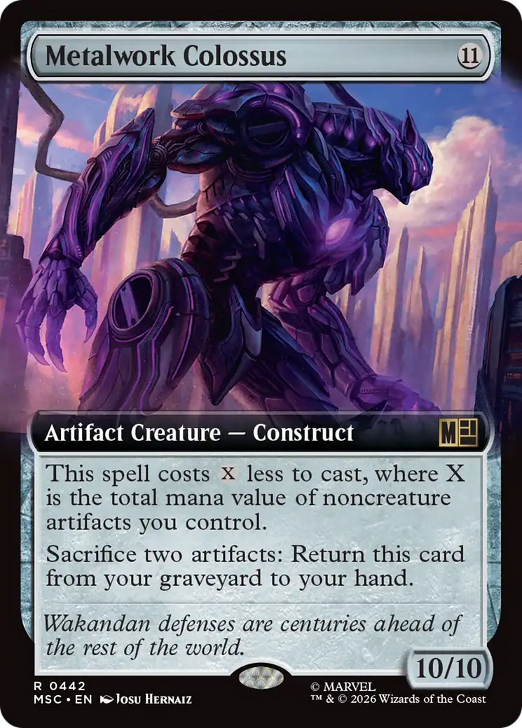 Metalwork Colossus (Extended Art) [Marvel Super Heroes Commander] | Jack's On Queen