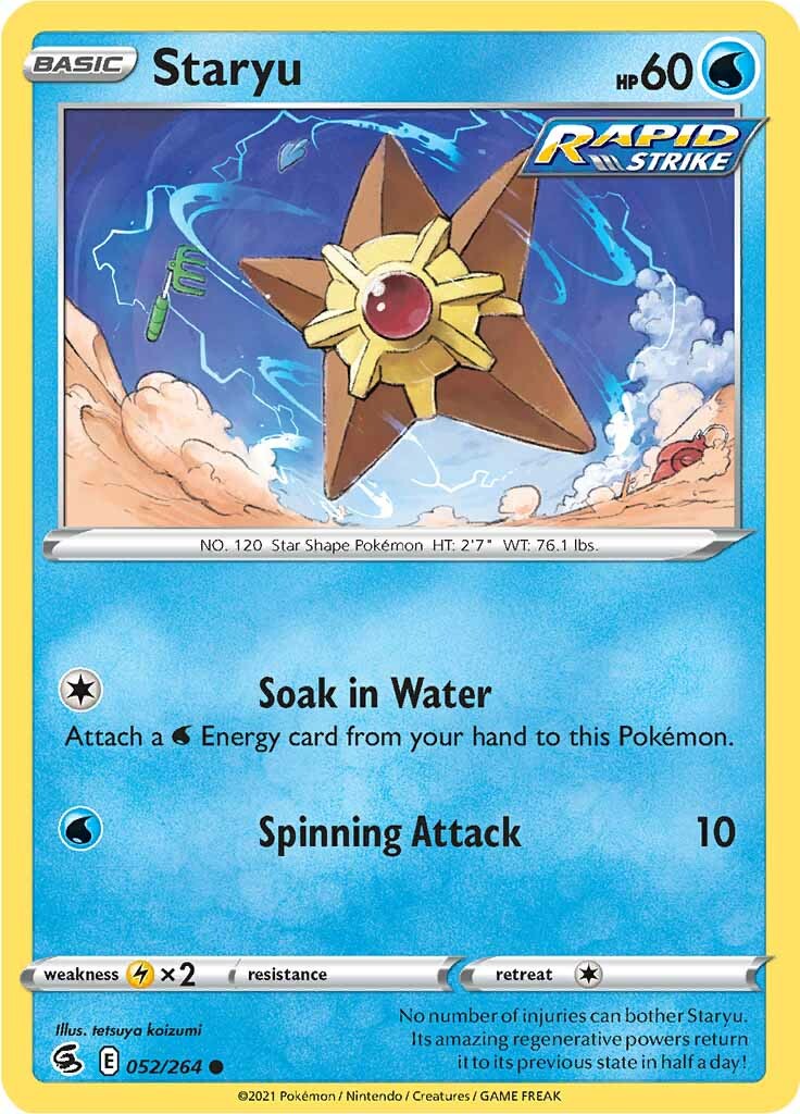 Staryu (052/264) [Sword & Shield: Fusion Strike] | Jack's On Queen