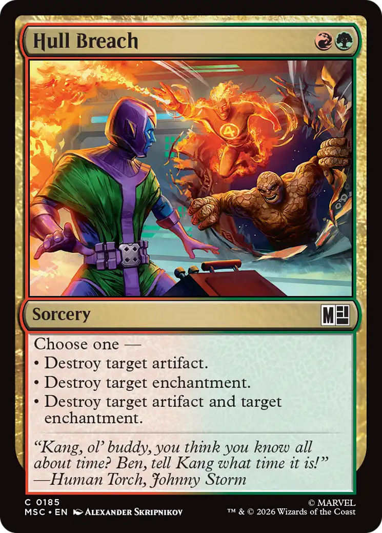 Hull Breach (Surge Foil) [Marvel Super Heroes Commander] | Jack's On Queen