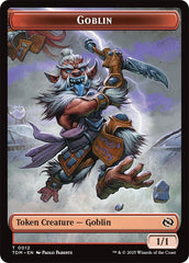 Dog // Goblin Double-Sided Token [Tarkir: Dragonstorm Commander Tokens] | Jack's On Queen