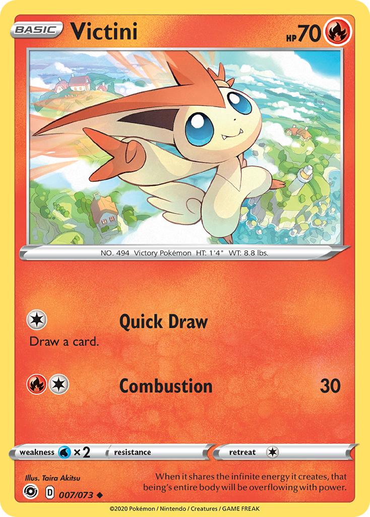 Victini (007/073) [Sword & Shield: Champion's Path] | Jack's On Queen