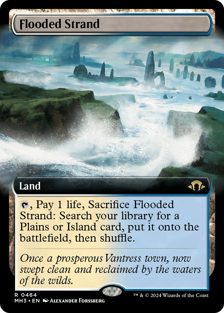 Flooded Strand (Extended Art) [Modern Horizons 3] | Jack's On Queen