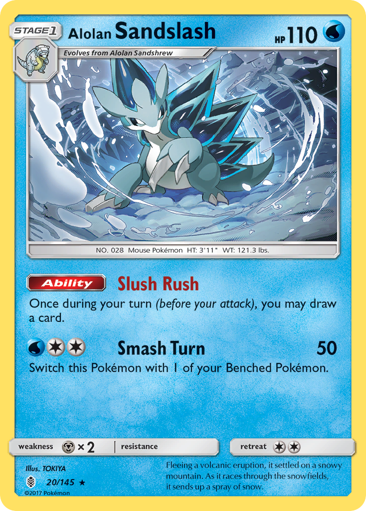 Alolan Sandslash (20/145) [Sun & Moon: Guardians Rising] | Jack's On Queen