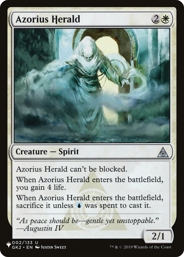 Azorius Herald [The List] | Jack's On Queen