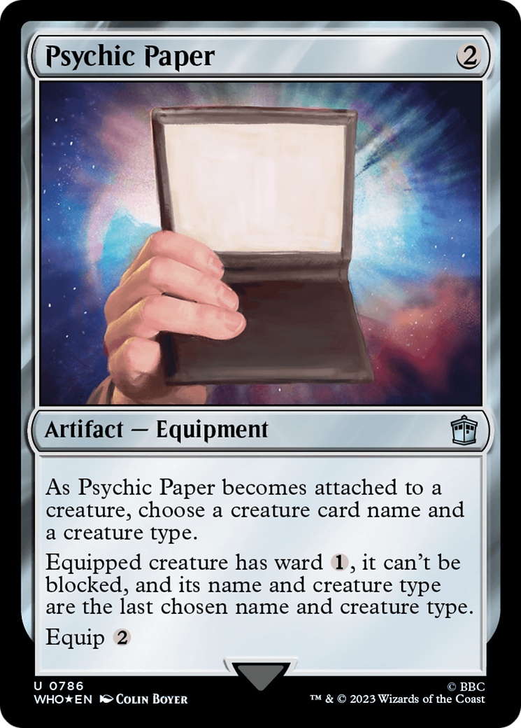 Psychic Paper (Surge Foil) [Doctor Who] | Jack's On Queen