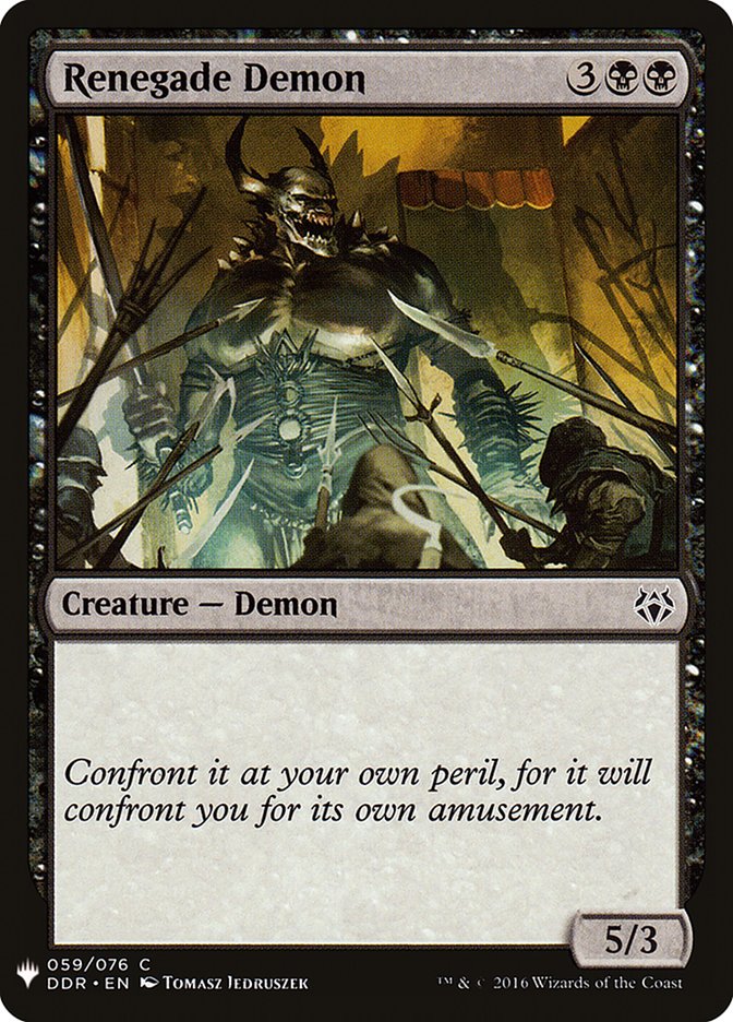 Renegade Demon [Mystery Booster] | Jack's On Queen