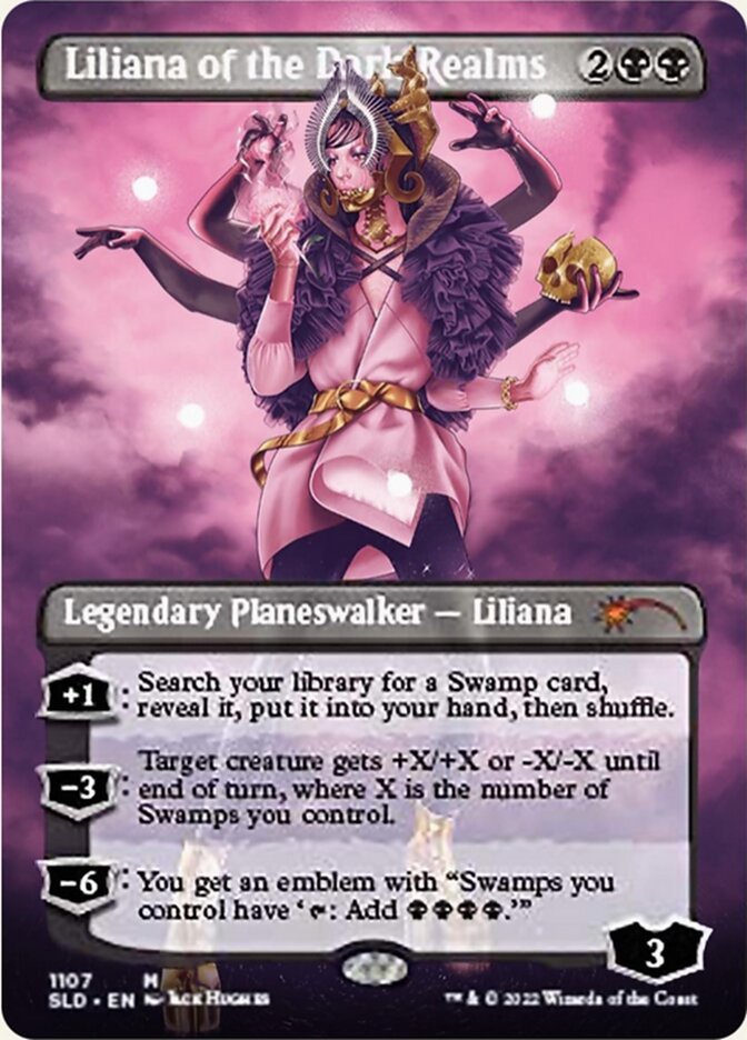 Liliana of the Dark Realms (Borderless) [Secret Lair Drop Series] | Jack's On Queen