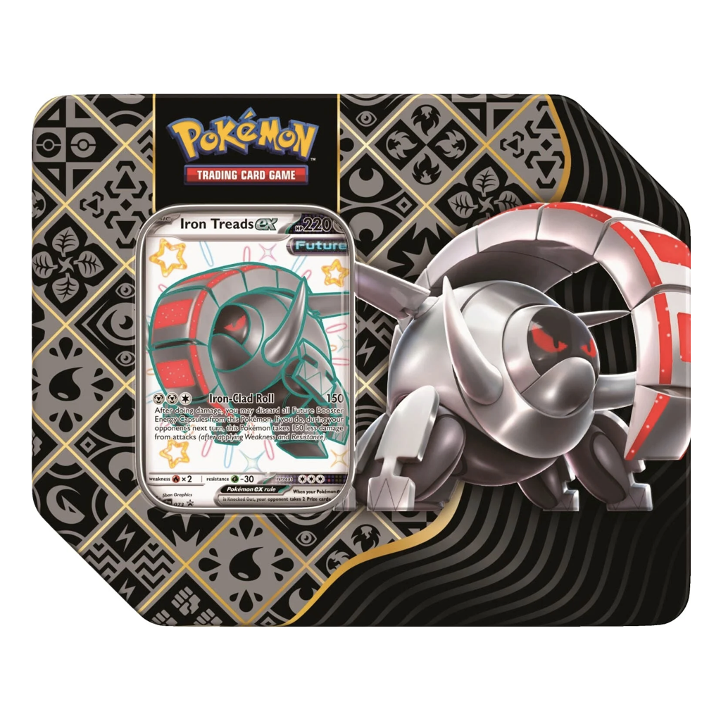 Scarlet & Violet: Paldean Fates - Tin (Iron Treads ex) | Jack's On Queen