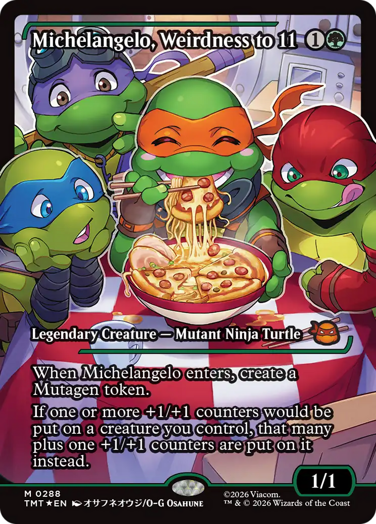 Michelangelo, Weirdness to 11 (Showcase) [Teenage Mutant Ninja Turtles] | Jack's On Queen