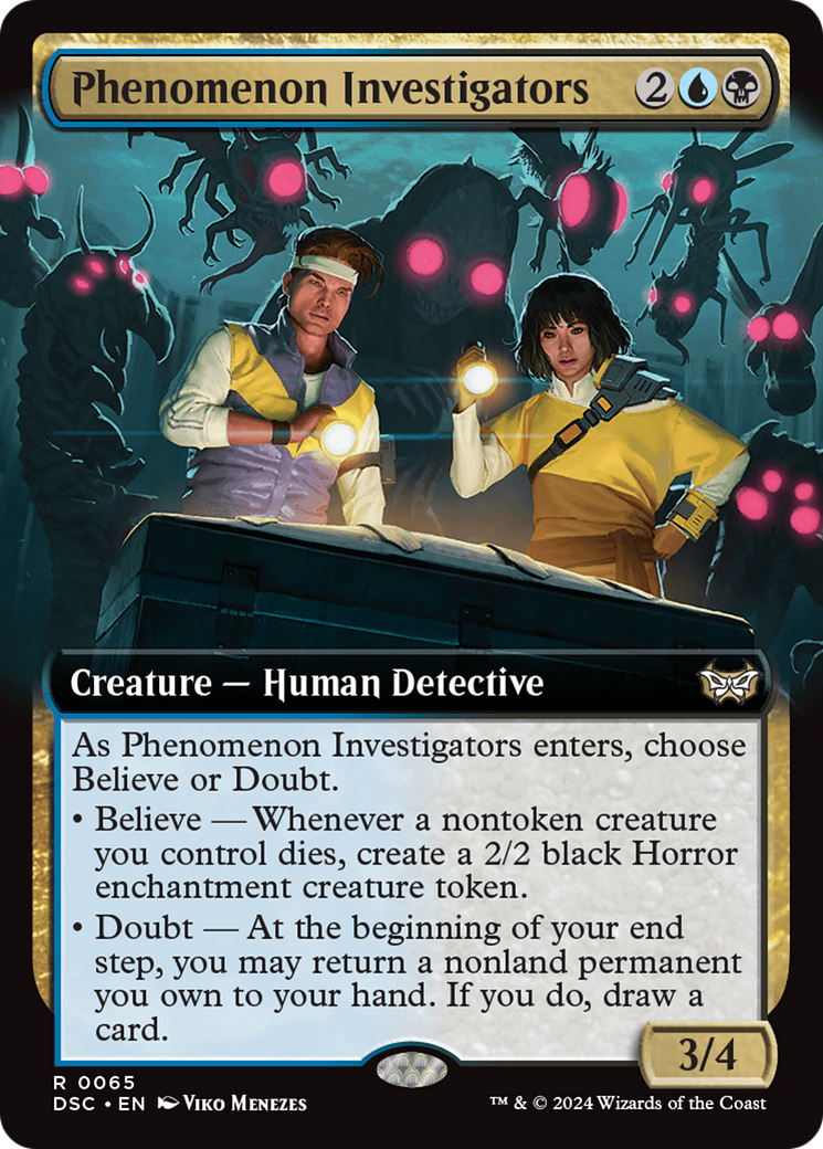 Phenomenon Investigators (Extended Art) [Duskmourn: House of Horror Commander] | Jack's On Queen