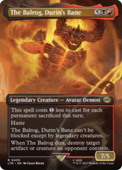 The Balrog, Durin's Bane (Borderless Alternate Art) [The Lord of the Rings: Tales of Middle-Earth] | Jack's On Queen