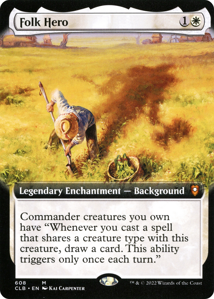 Folk Hero (Surge Foil) [Marvel Super Heroes Commander] | Jack's On Queen