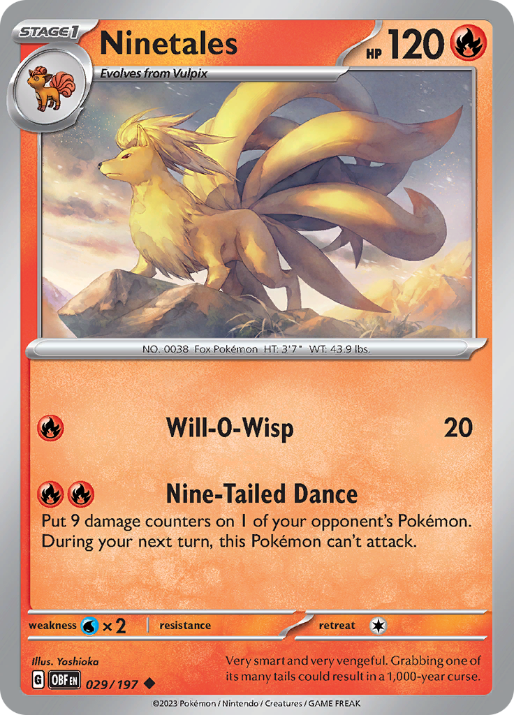 Ninetales (029/197) [Scarlet & Violet: Obsidian Flames] | Jack's On Queen