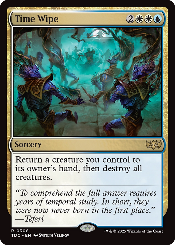 Time Wipe [Tarkir: Dragonstorm Commander] | Jack's On Queen