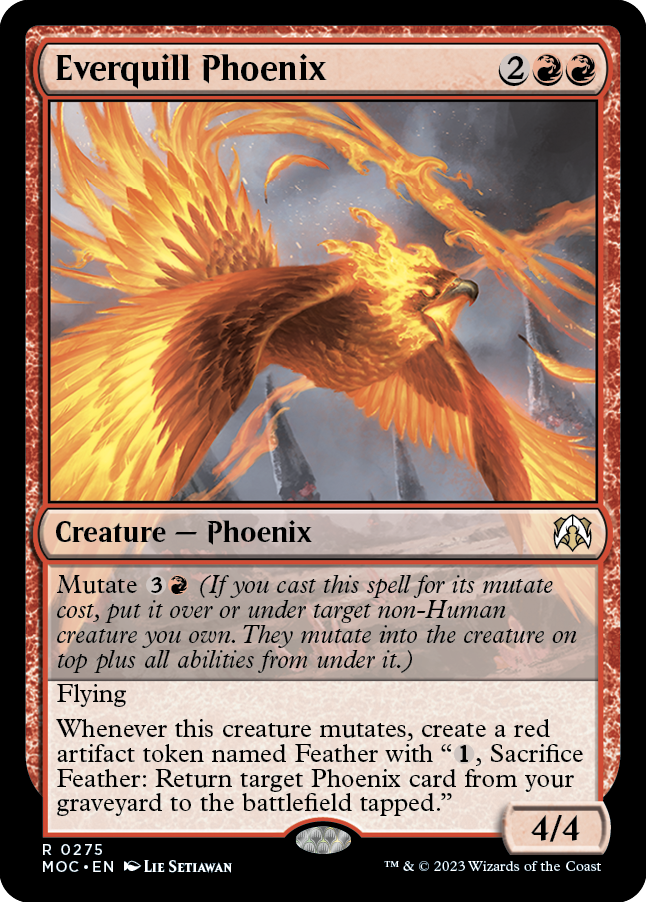 Everquill Phoenix [March of the Machine Commander] | Jack's On Queen