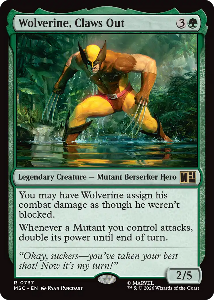 Wolverine, Claws Out [Marvel Super Heroes Commander] | Jack's On Queen
