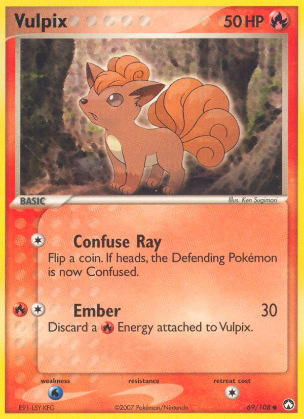 Vulpix (69/108) [EX: Power Keepers] | Jack's On Queen