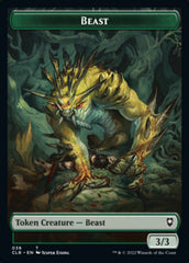 Satyr // Beast Double-Sided Token [Commander Legends: Battle for Baldur's Gate Tokens] | Jack's On Queen