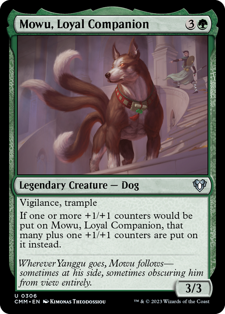 Mowu, Loyal Companion [Commander Masters] | Jack's On Queen