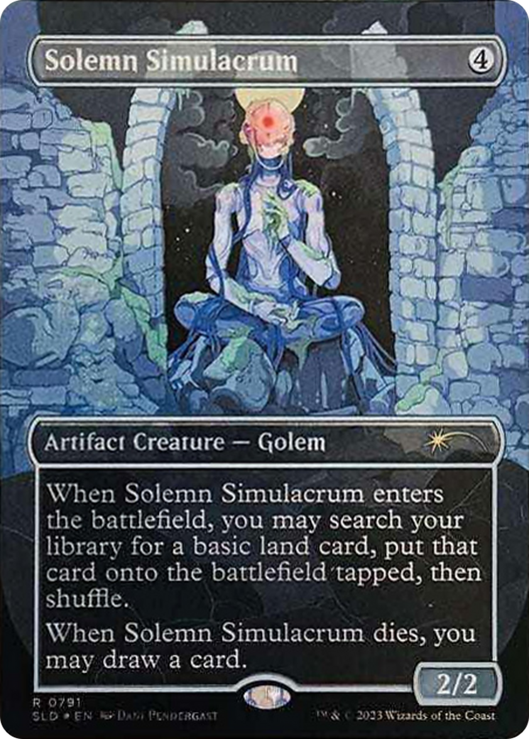 Solemn Simulacrum (0791) (Galaxy Foil) [Secret Lair Drop Series] | Jack's On Queen