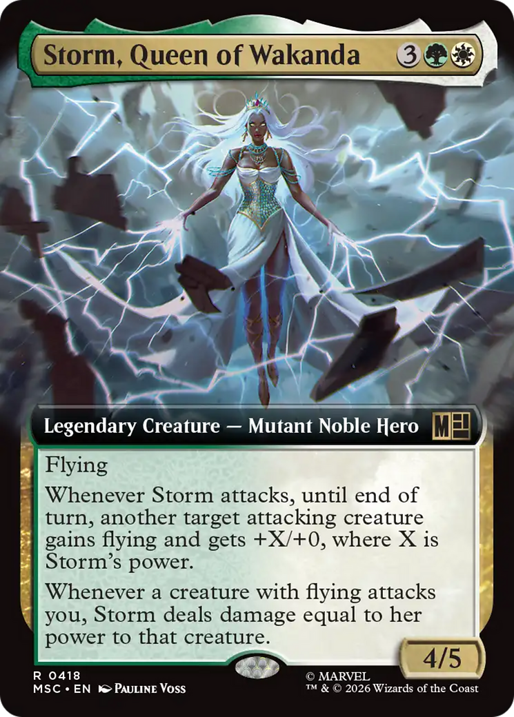 Storm, Queen of Wakanda (Extended Art) [Marvel Super Heroes Commander] | Jack's On Queen