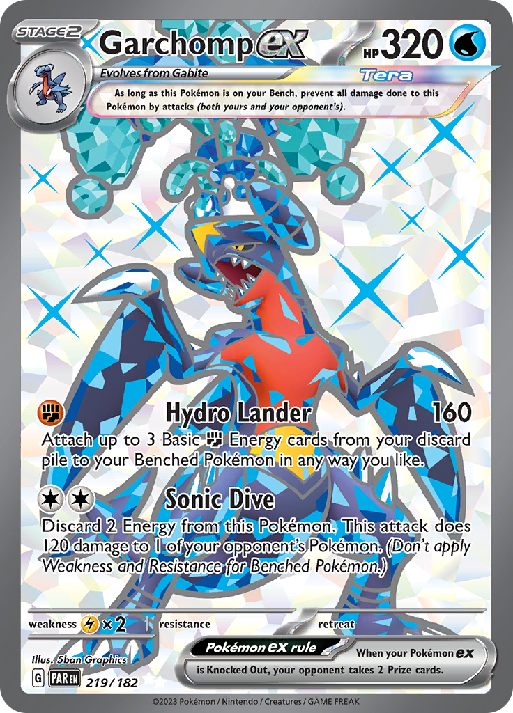 Garchomp ex (219/182) [Scarlet & Violet: Paradox Rift] | Jack's On Queen