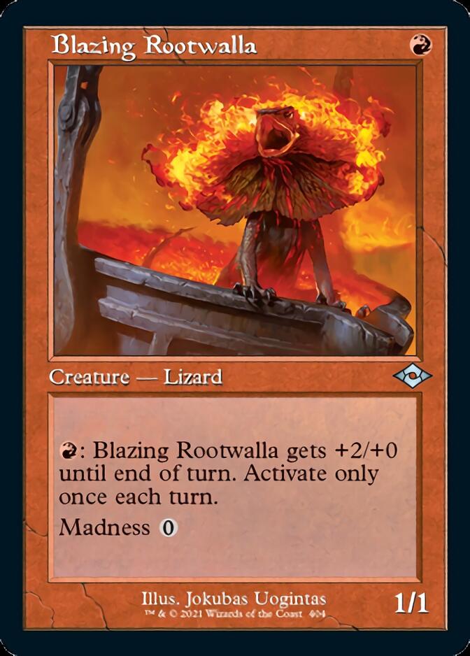 Blazing Rootwalla (Retro) [Modern Horizons 2] | Jack's On Queen