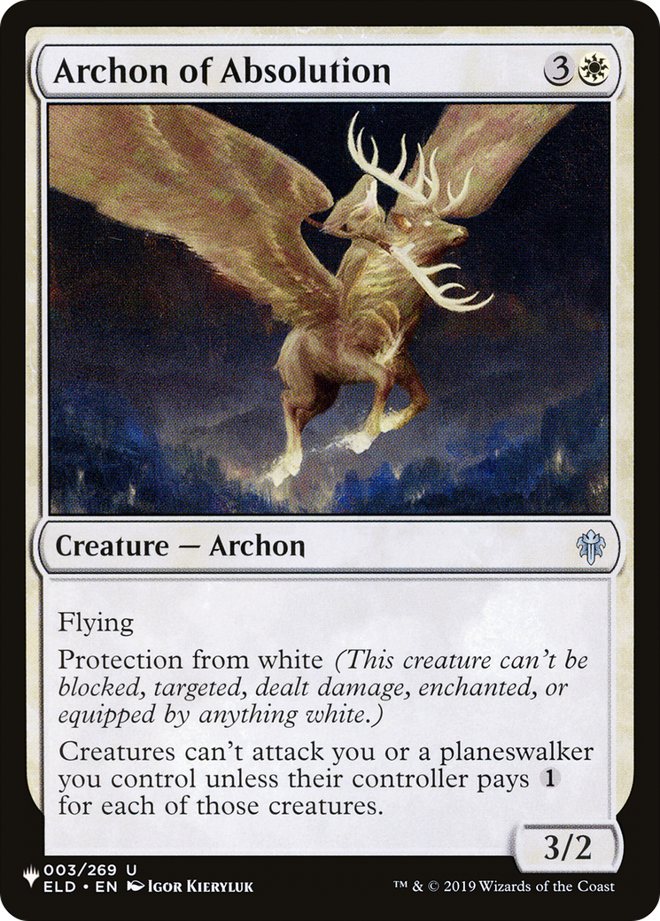 Archon of Absolution [The List Reprints] | Jack's On Queen