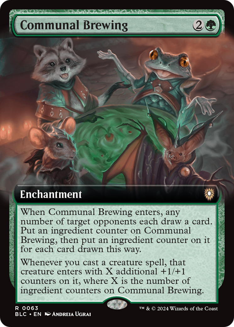 Communal Brewing (Extended Art) [Bloomburrow Commander] | Jack's On Queen